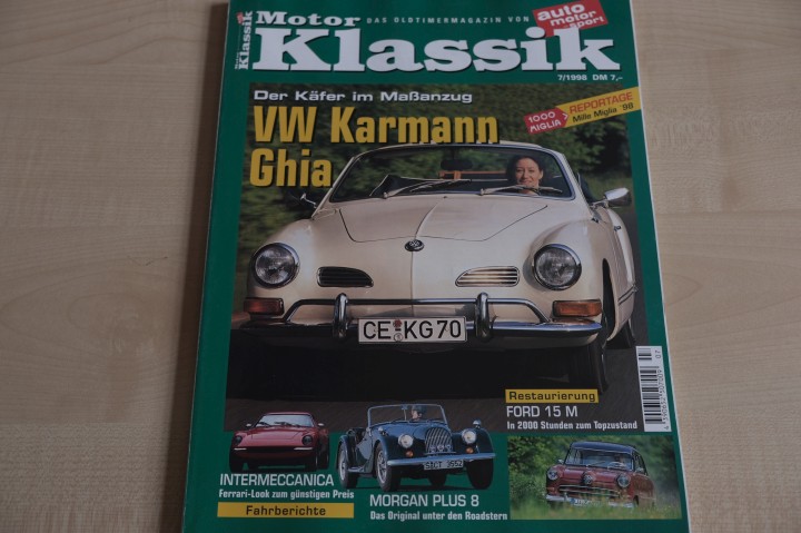 Deckblatt Motor Klassik (07/1998)
